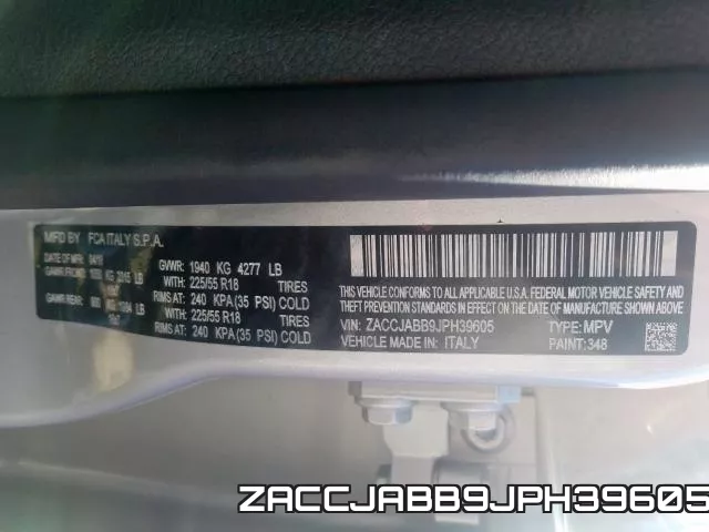 ZACCJABB9JPH39605 фото 2