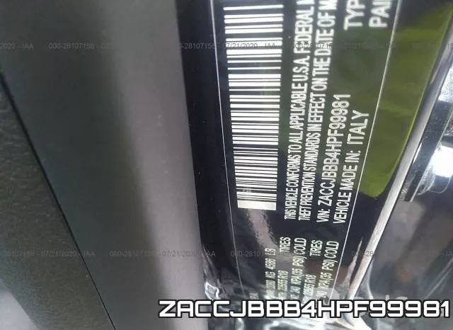 ZACCJBBB4HPF99981 фото 10