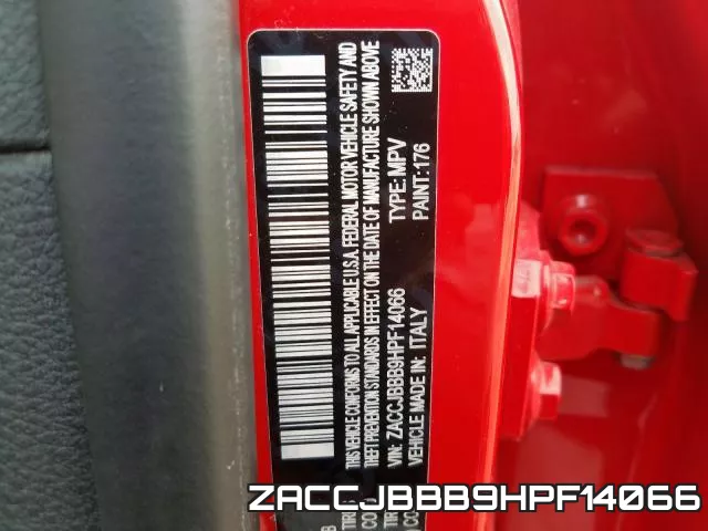 ZACCJBBB9HPF14066 фото 2