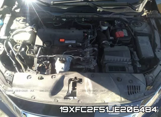 19XFC2F51JE206484 фото 2
