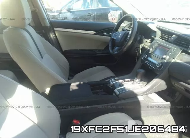 19XFC2F51JE206484 фото 6