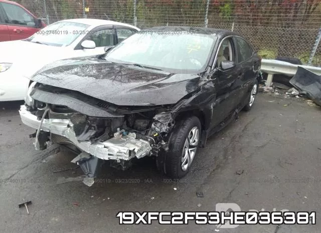 19XFC2F53HE036381 фото 3
