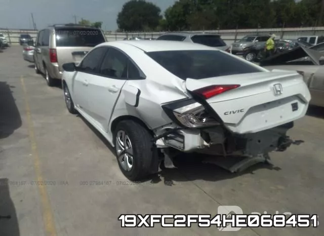 19XFC2F54HE068451 фото 4