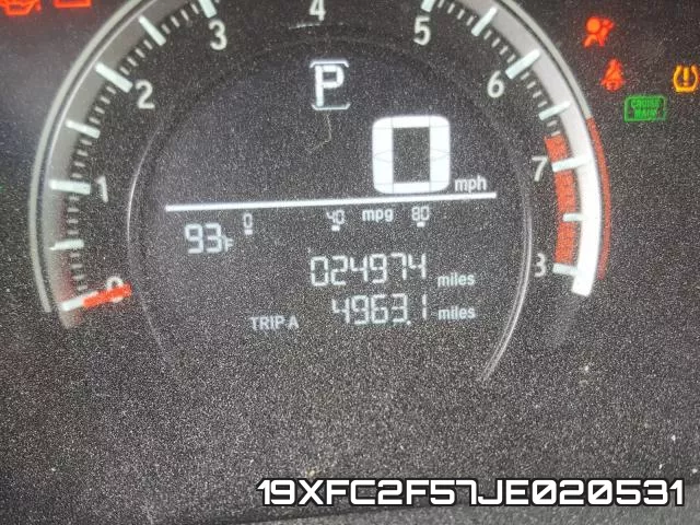 19XFC2F57JE020531 фото 9