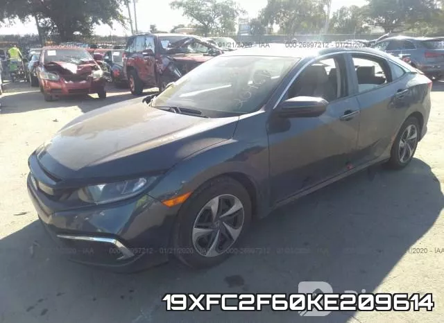 19XFC2F60KE209614 фото 3
