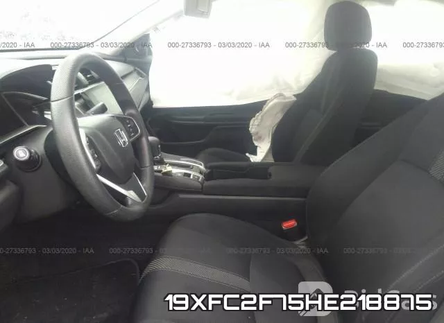 19XFC2F75HE218875 фото 6
