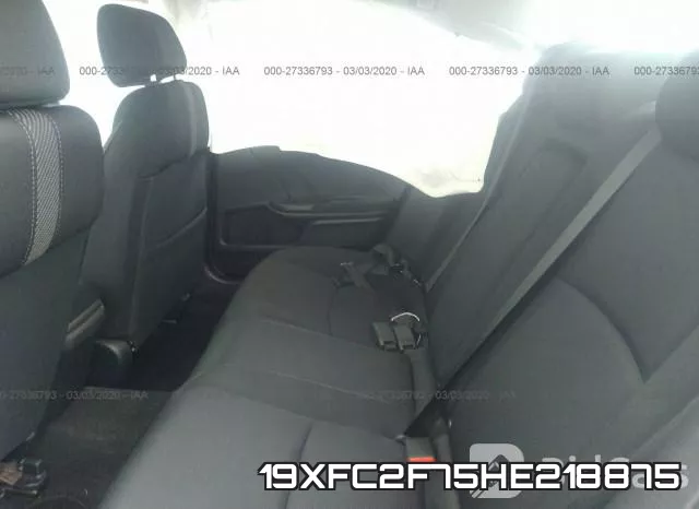 19XFC2F75HE218875 фото 9