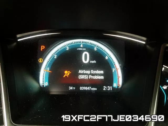 19XFC2F77JE034690 фото 9