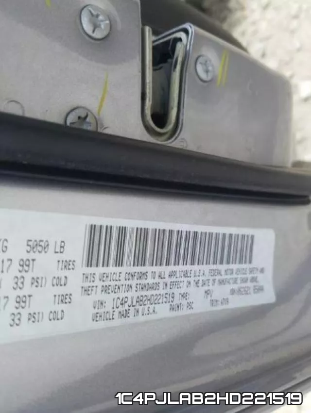 1C4PJLAB2HD221519 фото 2