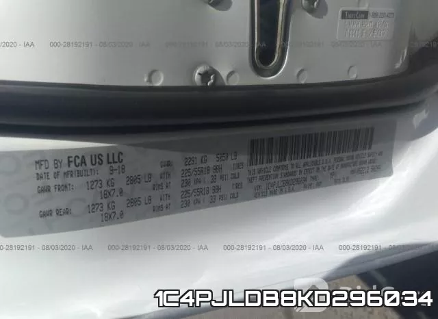 1C4PJLDB8KD296034 фото 10