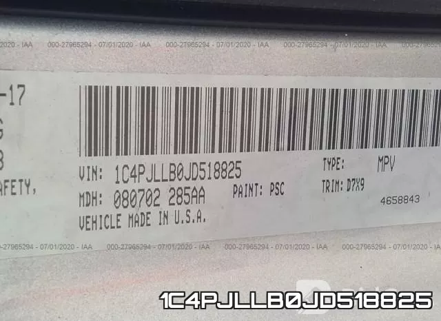 1C4PJLLB0JD518825 фото 10