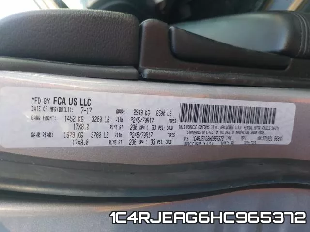 1C4RJEAG6HC965372 фото 2