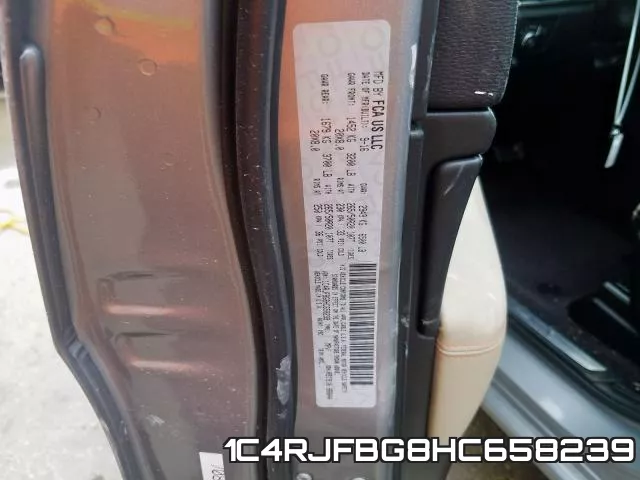 1C4RJFBG8HC658239 фото 2