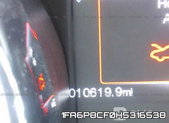 1FA6P8CF0H5316538 фото 8
