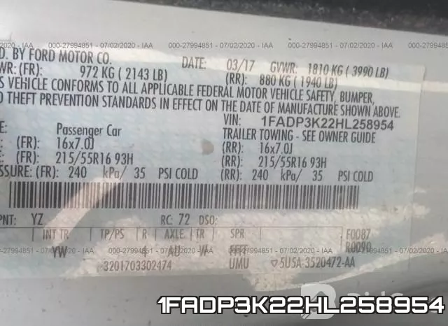 1FADP3K22HL258954 фото 10