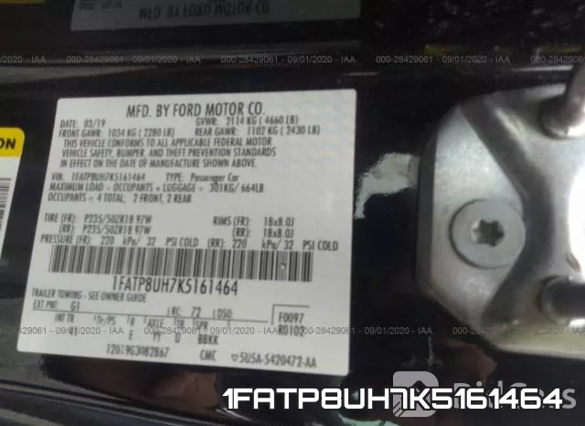 1FATP8UH7K5161464 фото 10