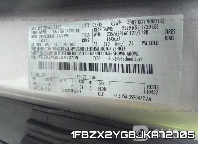 1FBZX2YG8JKA72705 фото 10