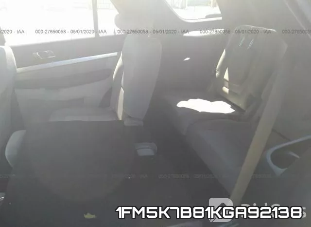 1FM5K7B81KGA92138 фото 9