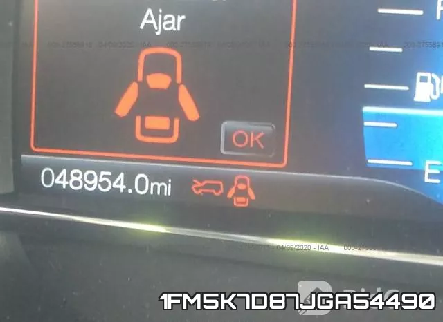 1FM5K7D87JGA54490 фото 8
