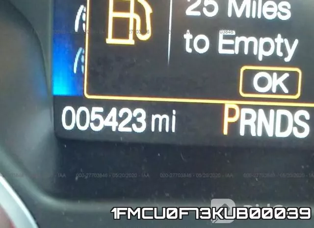 1FMCU0F73KUB00039 фото 8