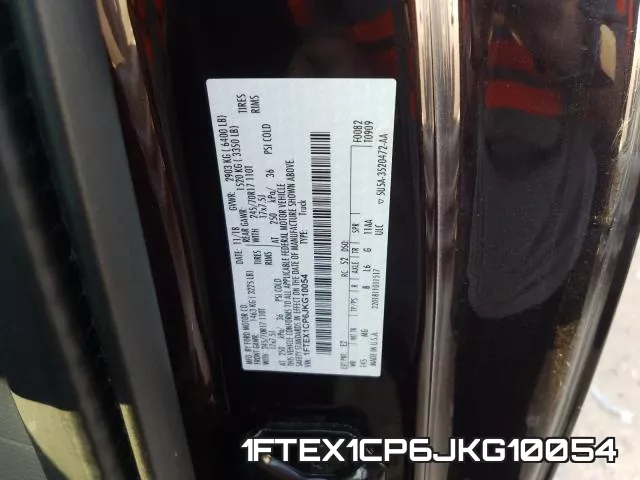 1FTEX1CP6JKG10054 фото 2