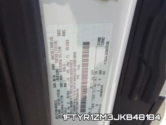 1FTYR1ZM3JKB48184 фото 2