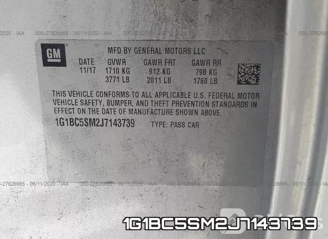 1G1BC5SM2J7143739 фото 10