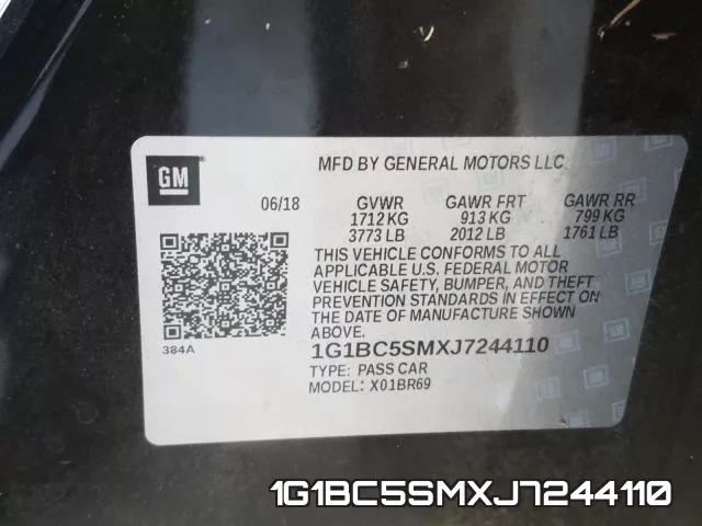 1G1BC5SMXJ7244110 фото 2