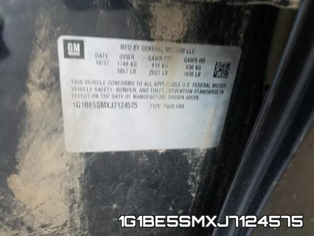 1G1BE5SMXJ7124575 фото 2