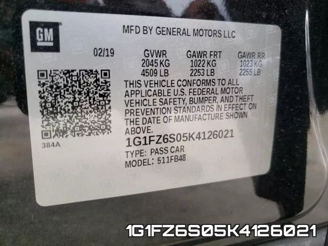 1G1FZ6S05K4126021 фото 2