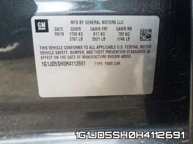 1G1JD5SH0H4112691 фото 2