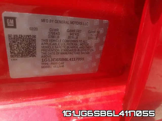 1G1JG6SB6L4117055 фото 2