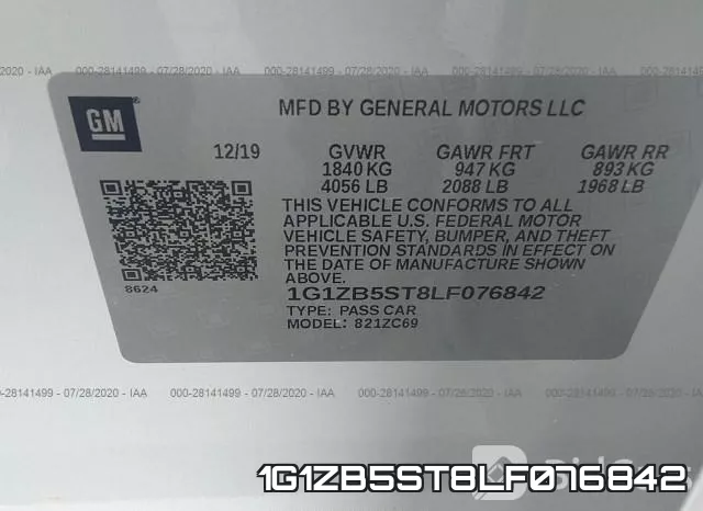 1G1ZB5ST8LF076842 фото 10