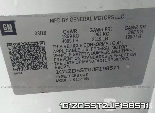 1G1ZD5ST0JF198571 фото 10