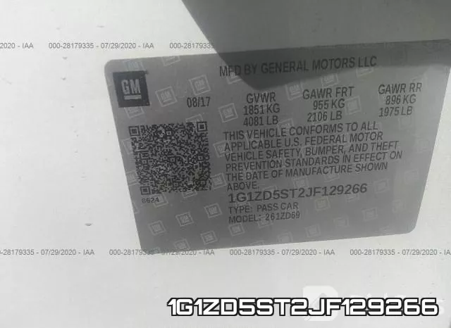 1G1ZD5ST2JF129266 фото 10