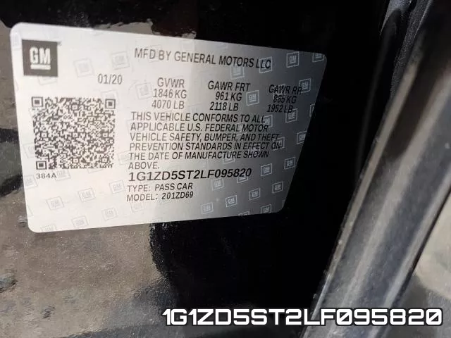 1G1ZD5ST2LF095820 фото 2