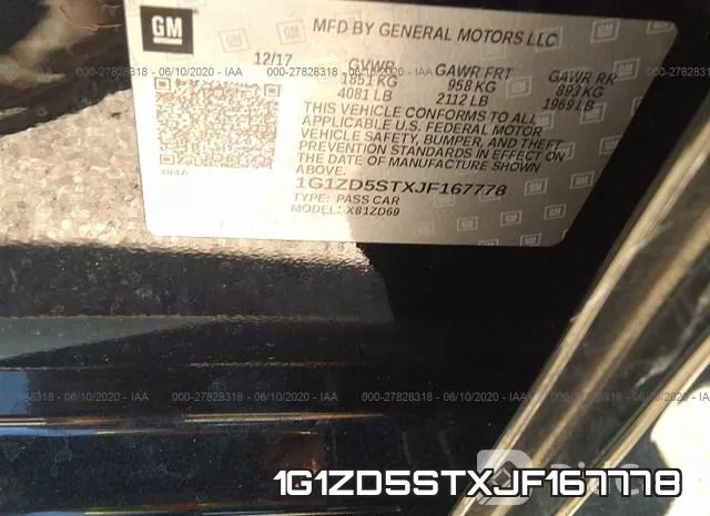 1G1ZD5STXJF167778 фото 10