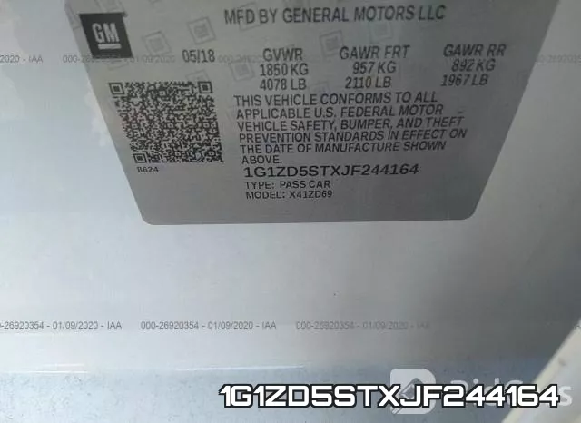 1G1ZD5STXJF244164 фото 10
