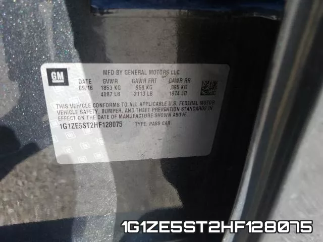 1G1ZE5ST2HF128075 фото 2