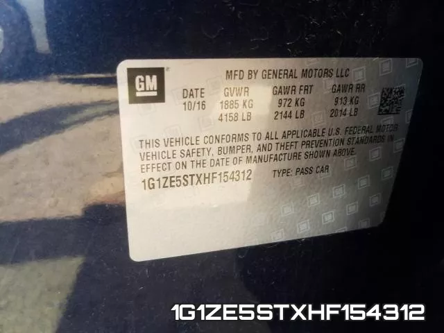 1G1ZE5STXHF154312 фото 2