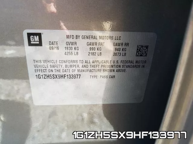 1G1ZH5SX9HF133977 фото 2