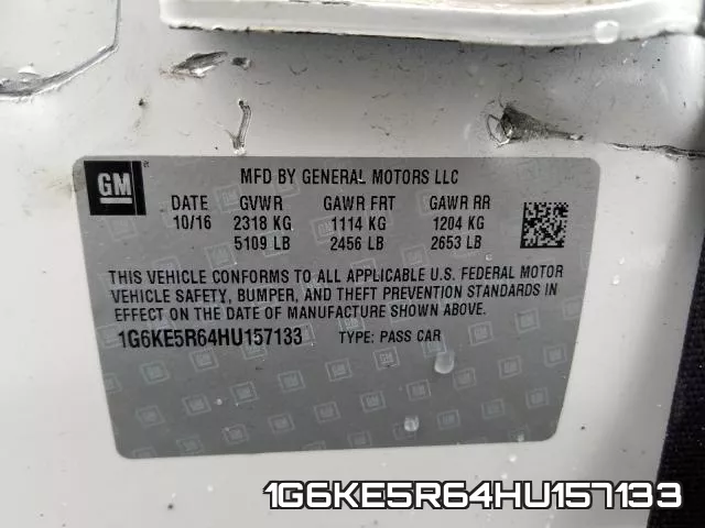 1G6KE5R64HU157133 фото 2