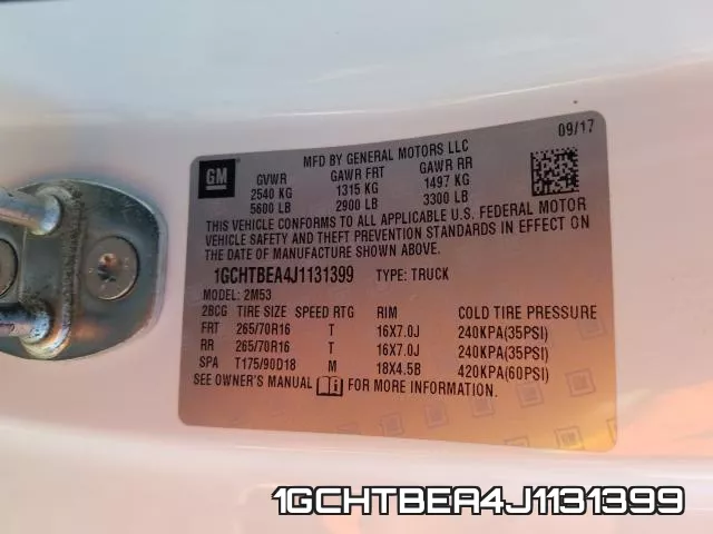 1GCHTBEA4J1131399 фото 2