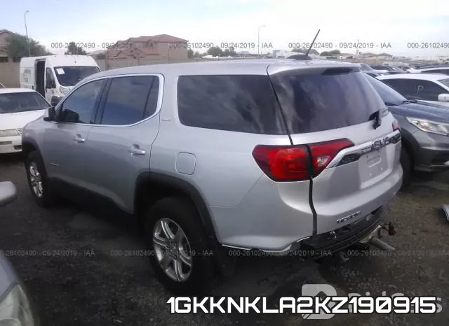 1GKKNKLA2KZ190915 фото 4