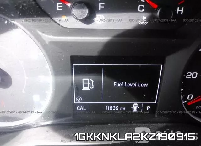 1GKKNKLA2KZ190915 фото 8
