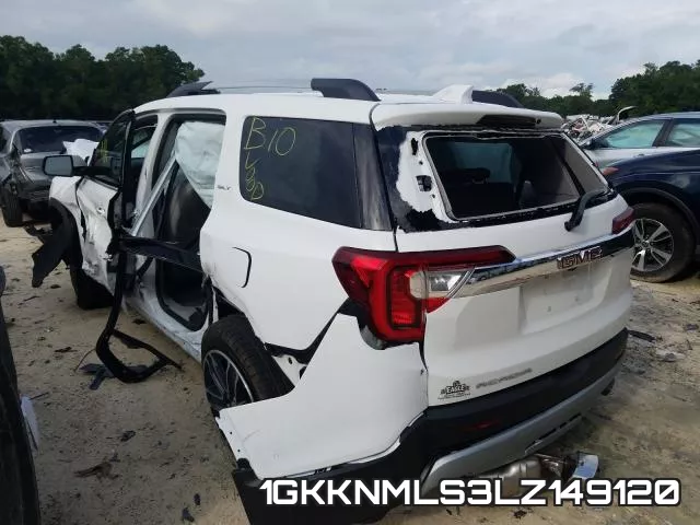 1GKKNMLS3LZ149120 фото 4