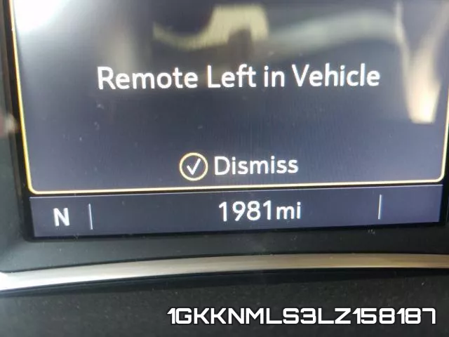 1GKKNMLS3LZ158187 фото 9