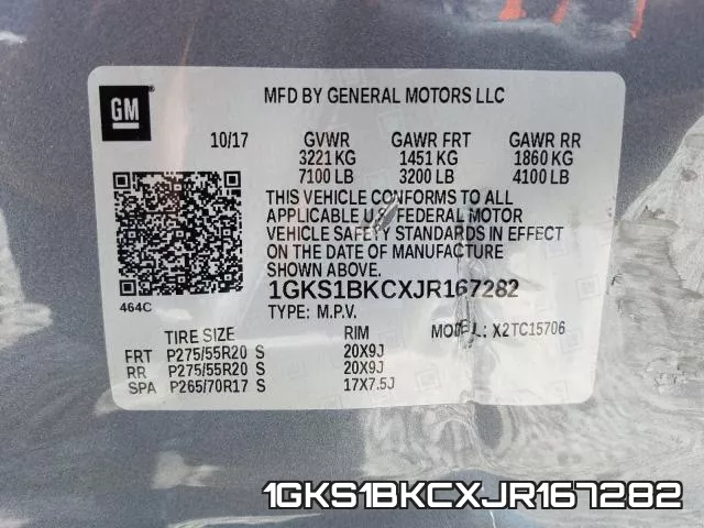 1GKS1BKCXJR167282 фото 2