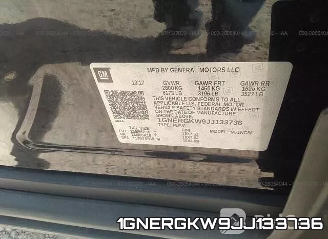 1GNERGKW9JJ133736 фото 10