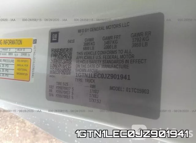 1GTN1LEC0JZ901941 фото 10